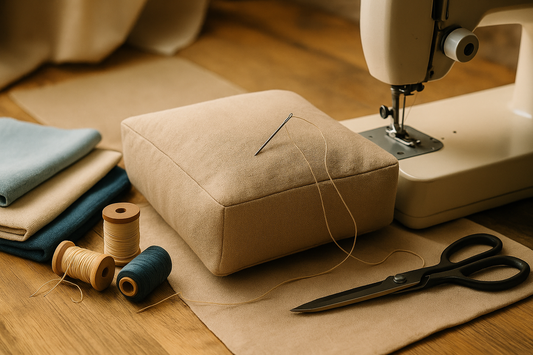 Comment faire une housse de coussin épais sans fermeture éclair ?