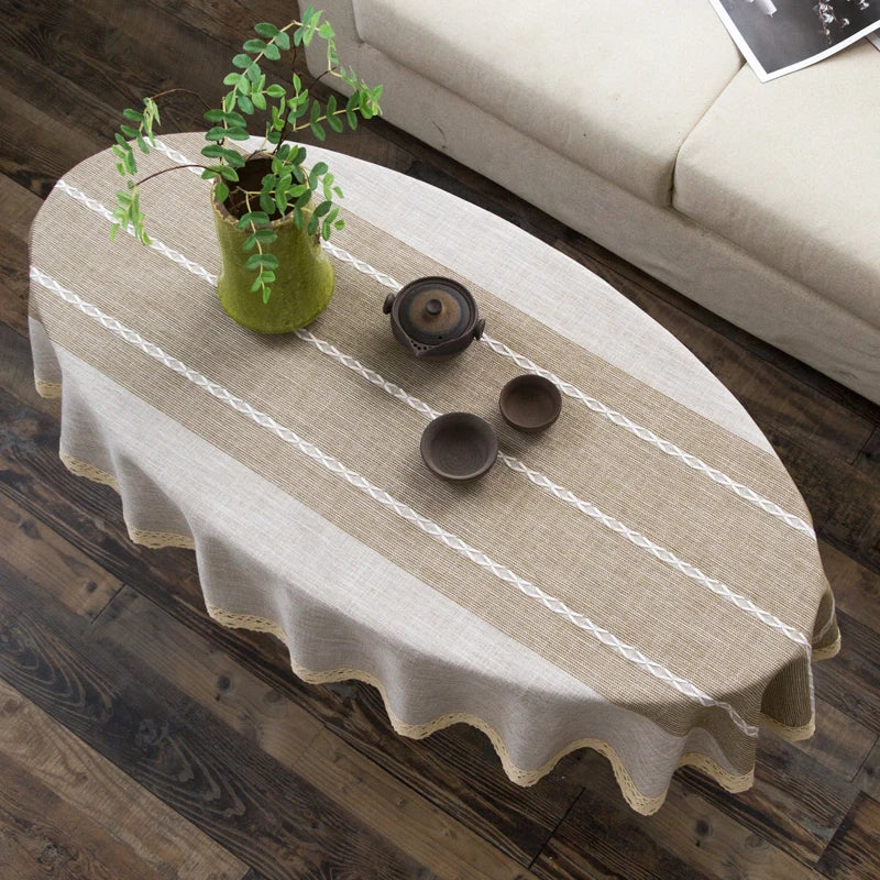 Nappe table ovale