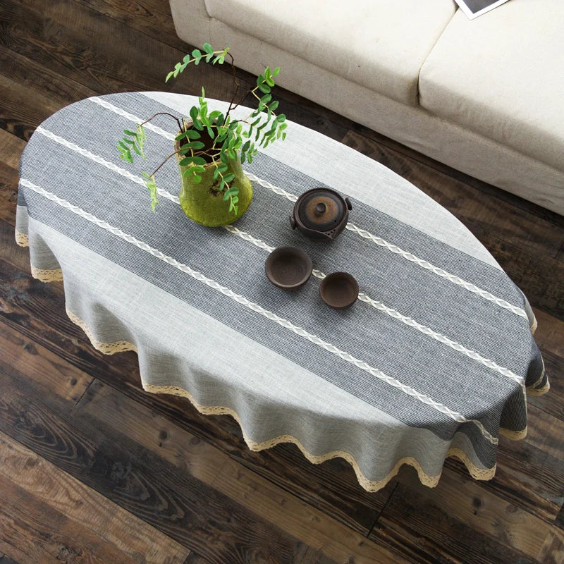 Nappe table ovale