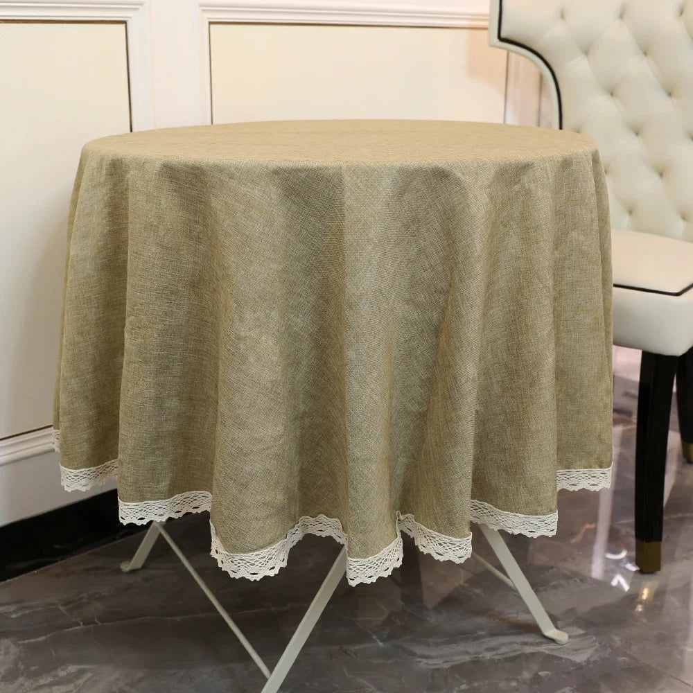 Nappe ronde tissu
