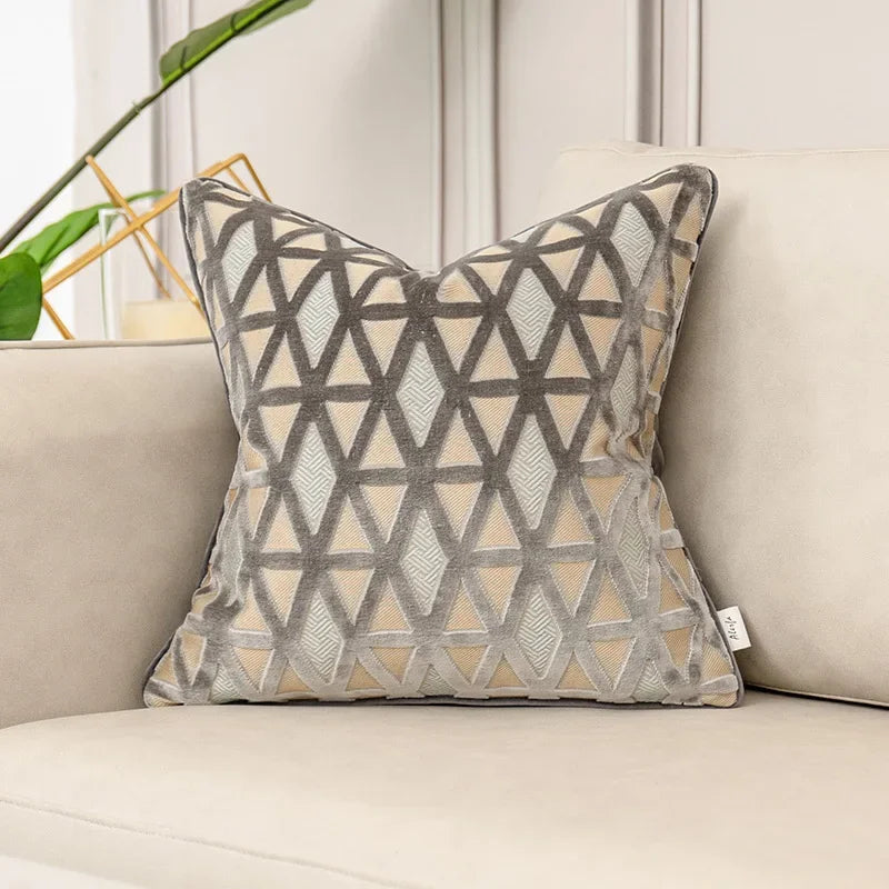 Housse de coussin velours