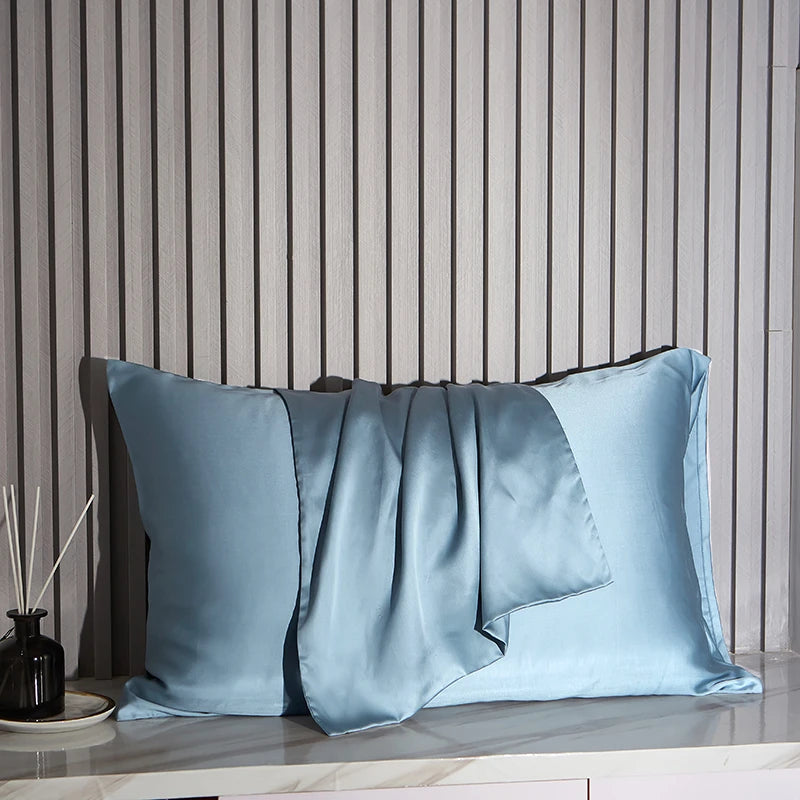 Housse de coussin soie