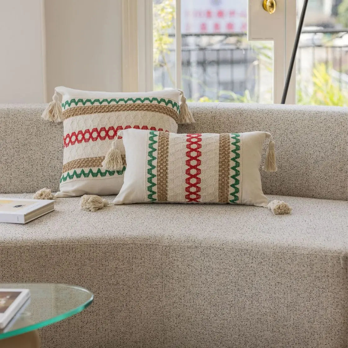 Housse de coussin canapé