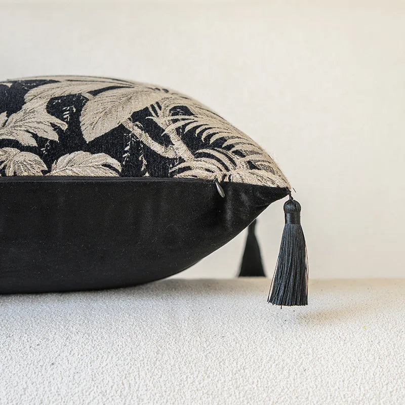 Housse de coussin kaki
