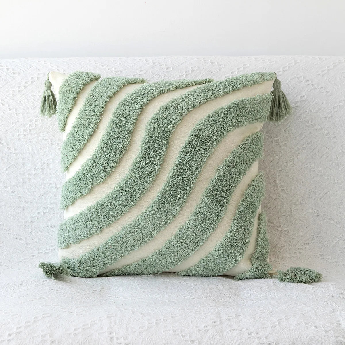 Housse de coussin colorée