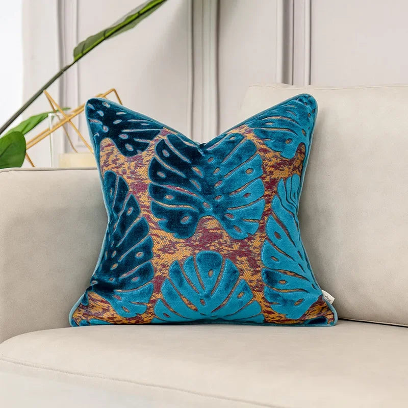 Housse de coussin velours