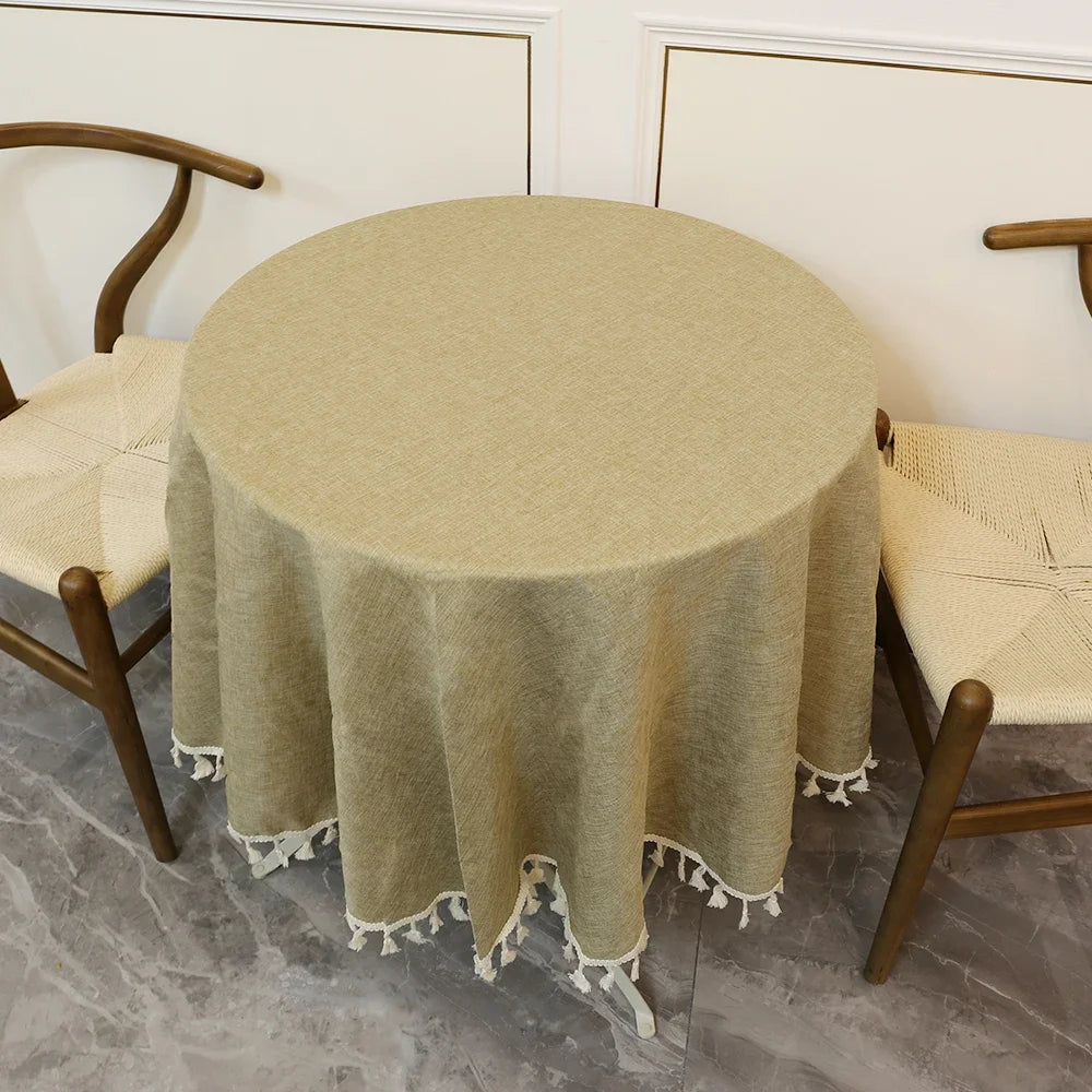 Nappe ronde tissu