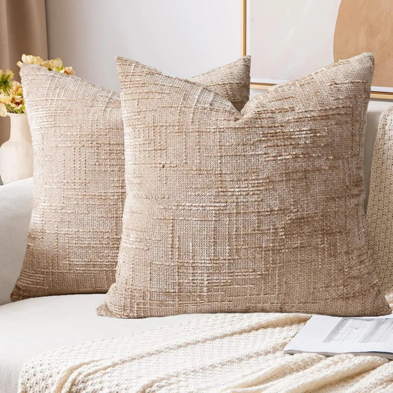 Housse de coussin terracotta