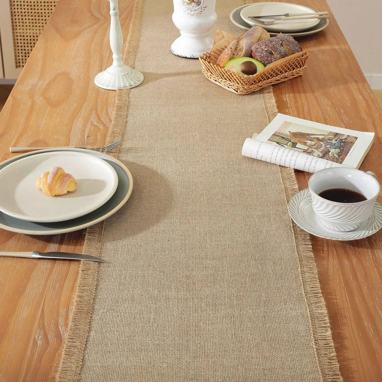 Chemin de table en lin