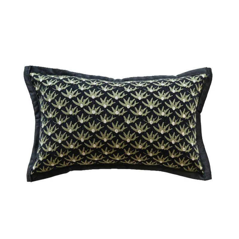 Housse de coussin kaki