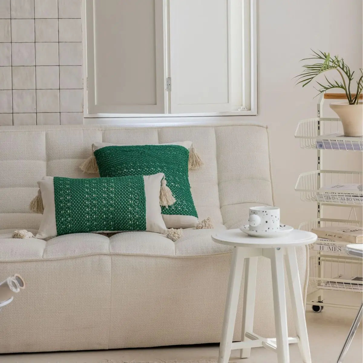 Housse de coussin canapé