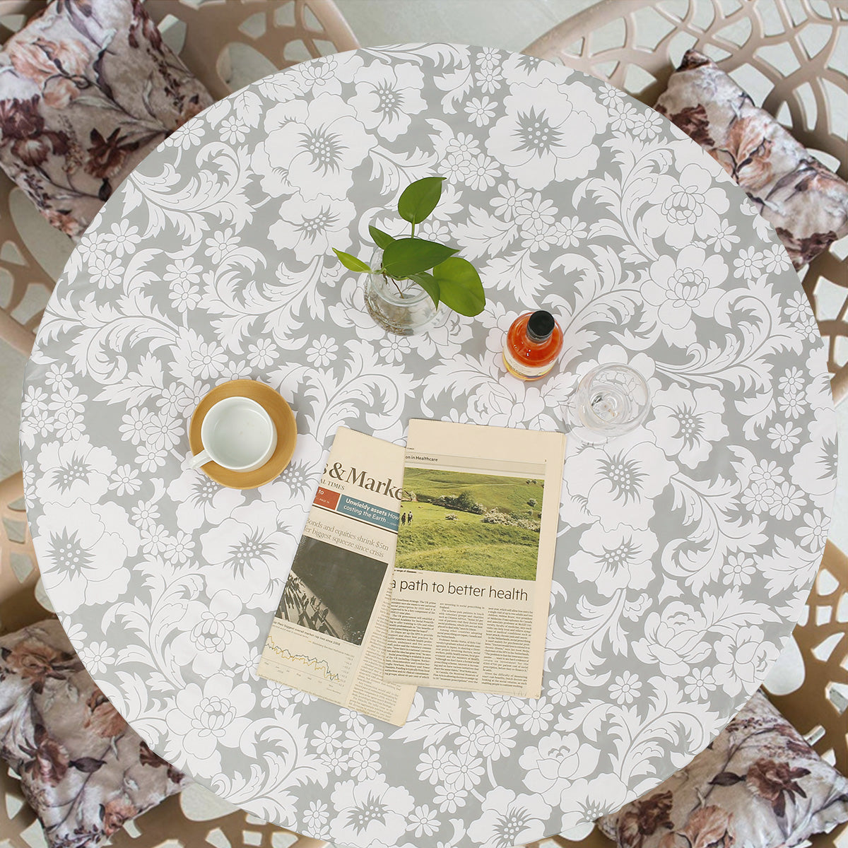 Toile cirée nappe ronde