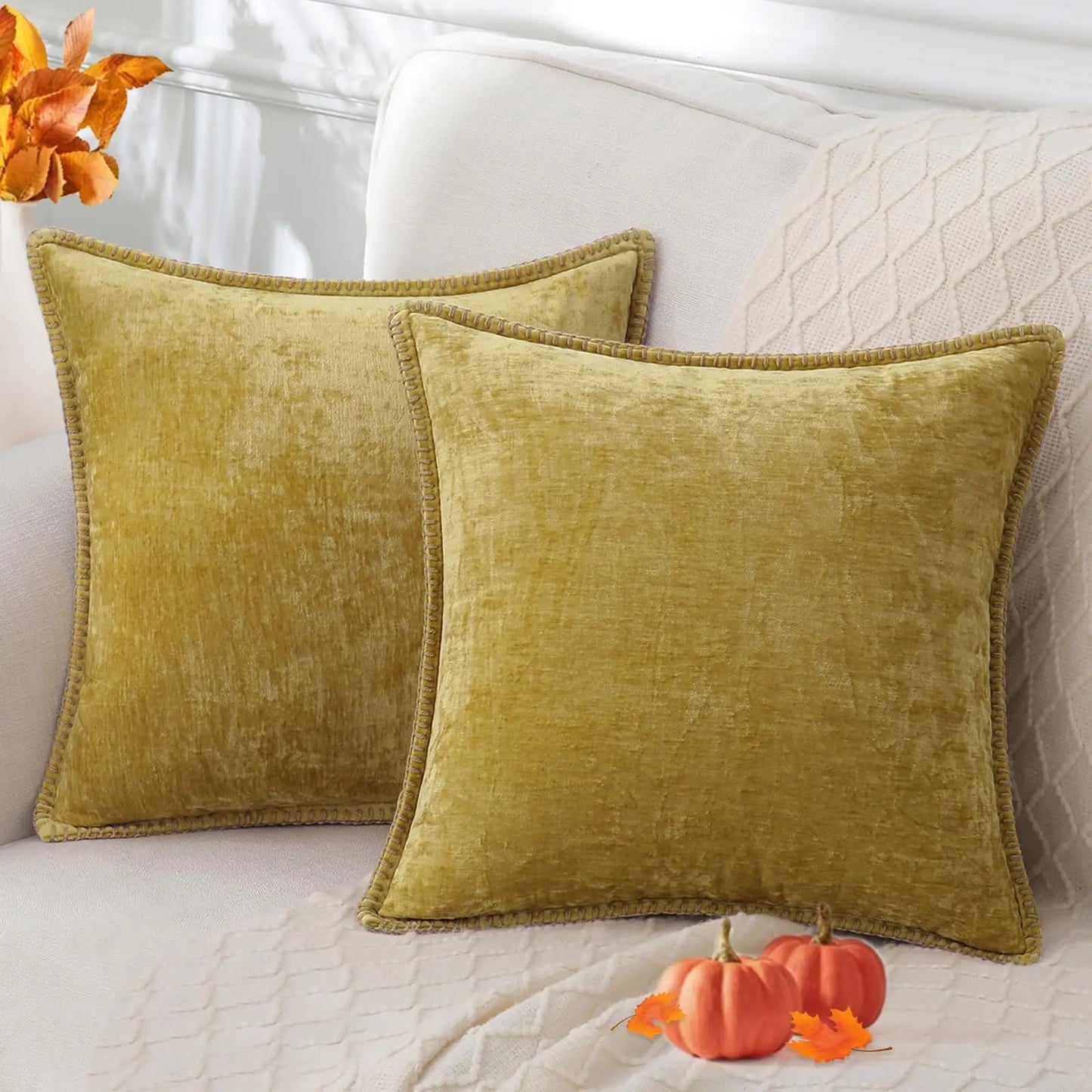 Housse de coussin 60x60 pour canapé