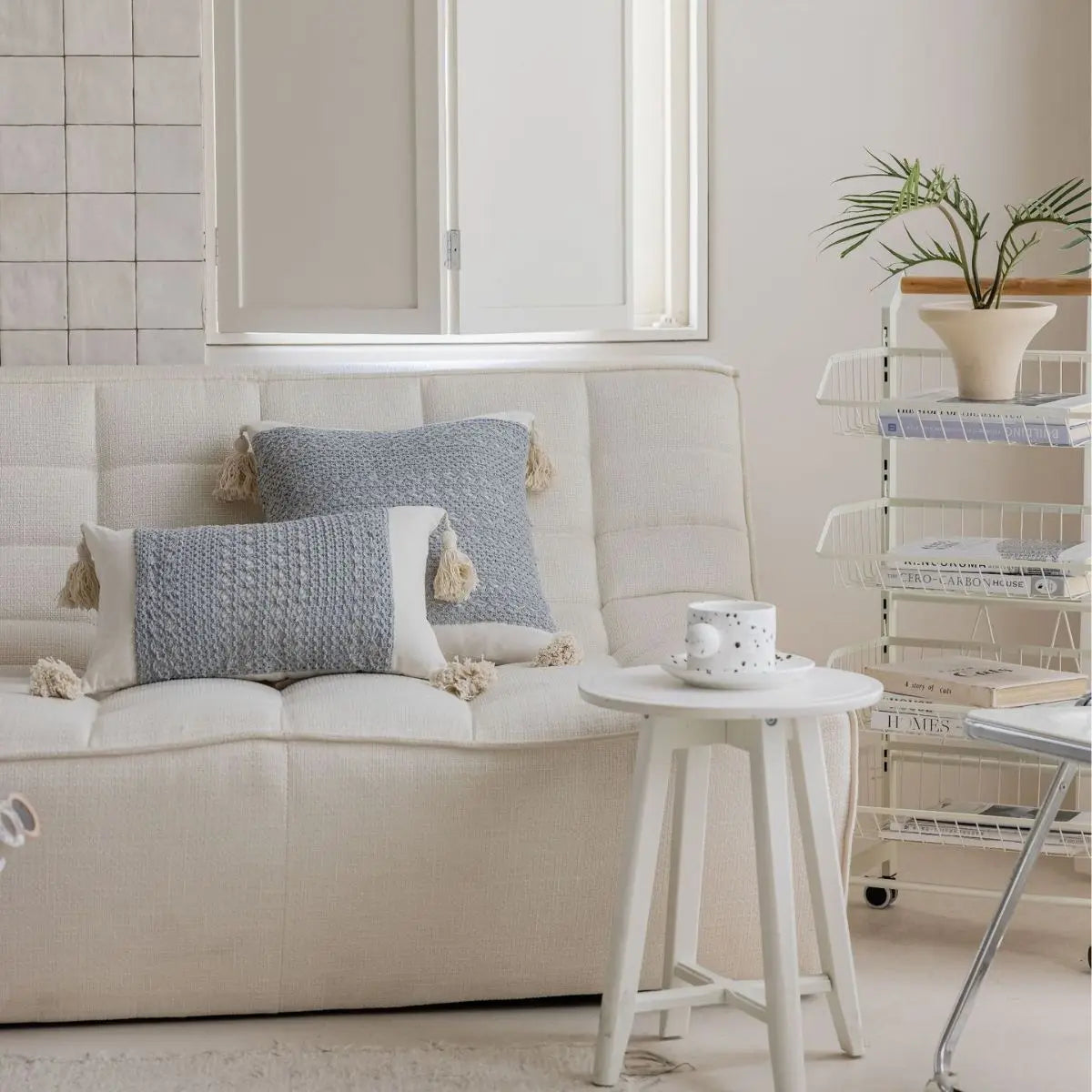 Housse de coussin canapé