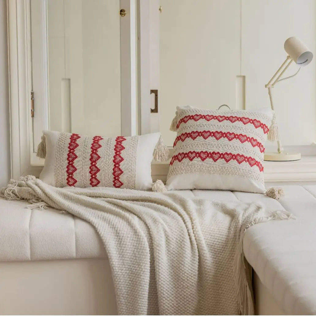 Housse de coussin canapé