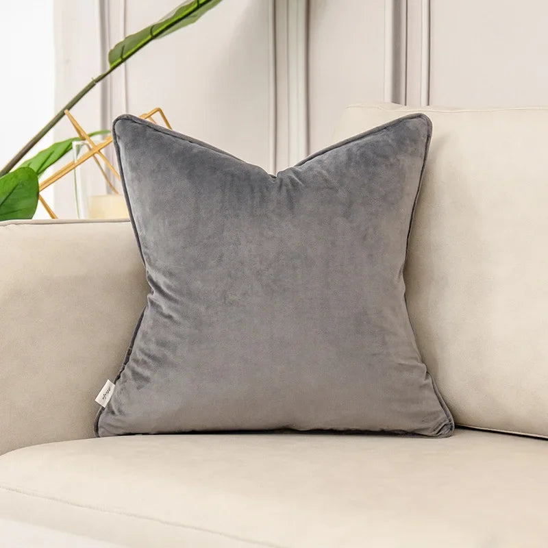 Housse de coussin velours