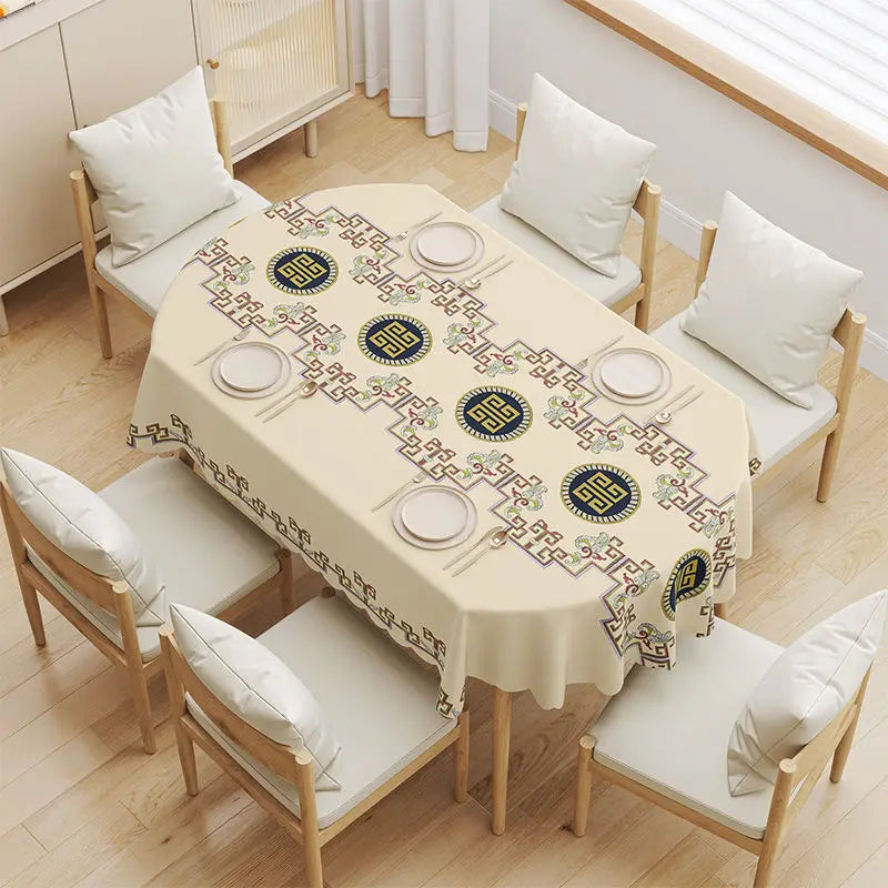 Nappe pour table ovale