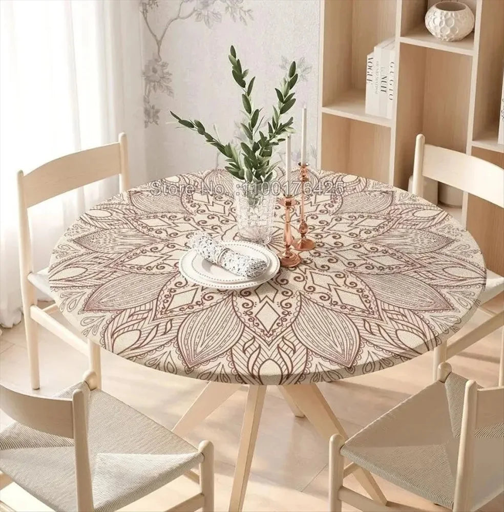 Nappe ronde toile cirée