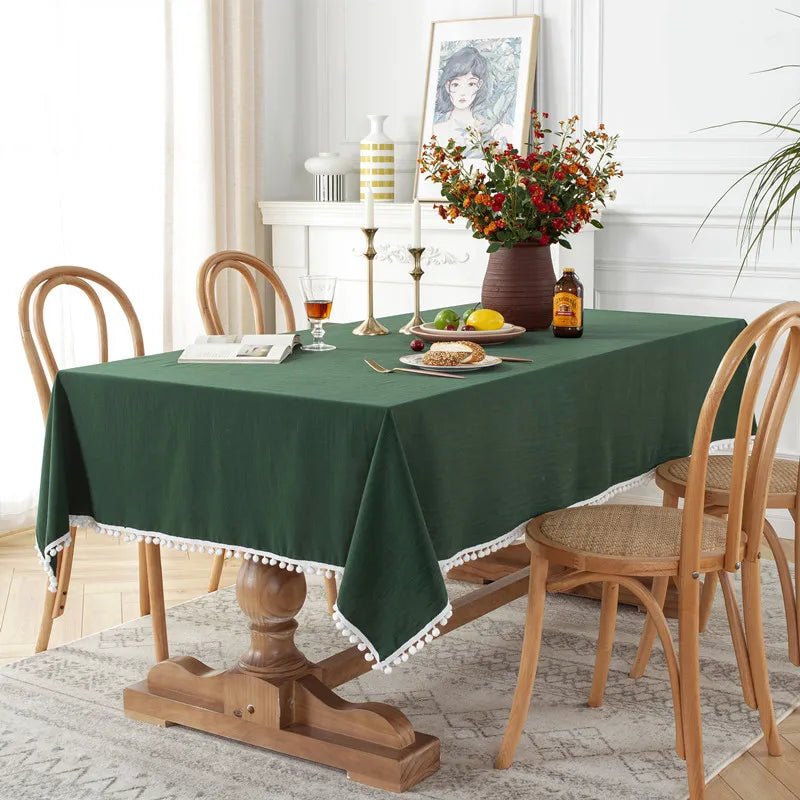 Nappe de table blanche