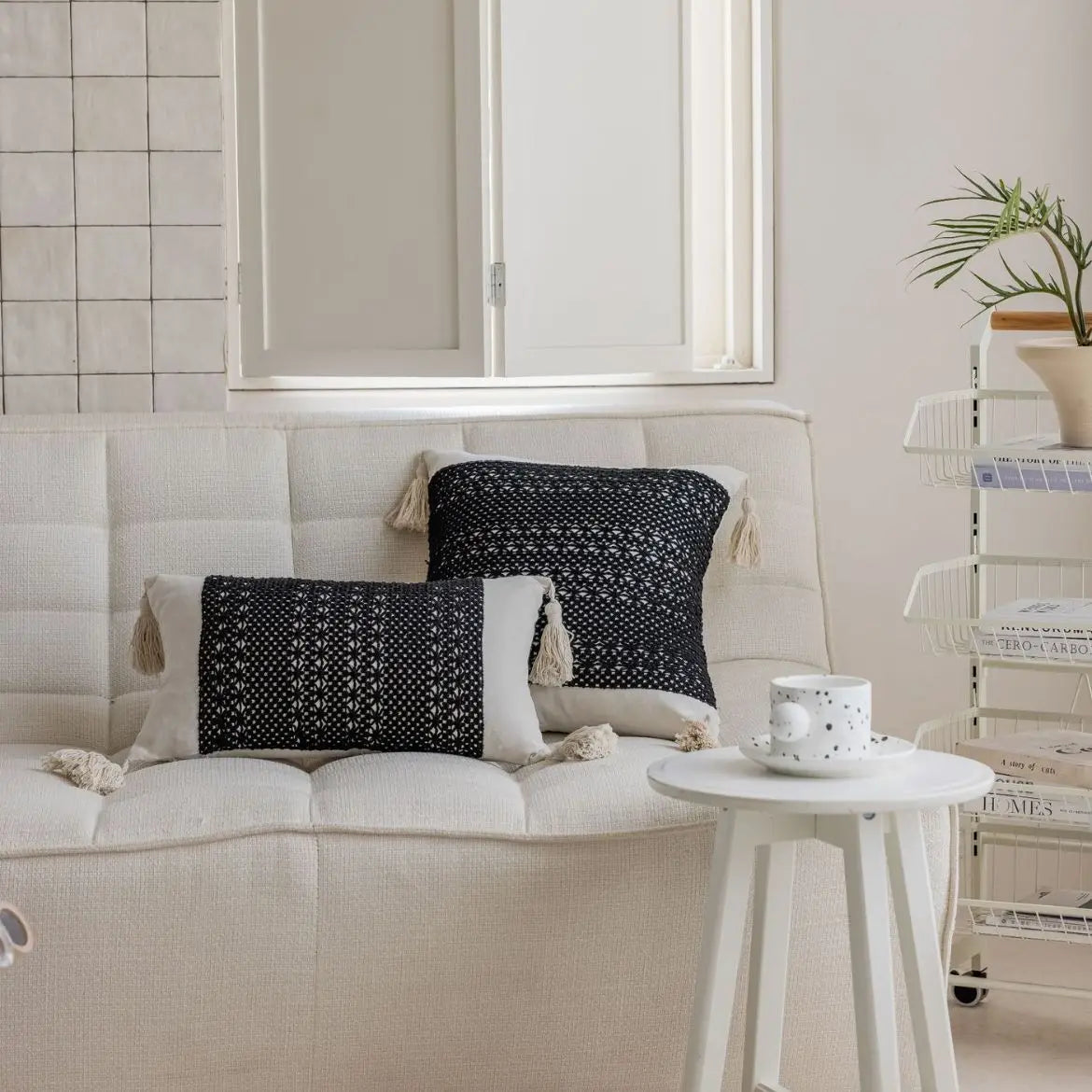 Housse de coussin canapé