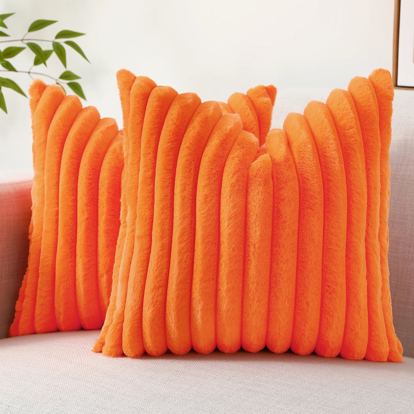 Housse de coussin en velours