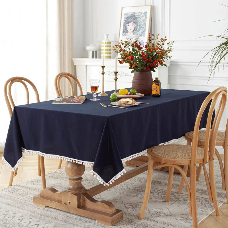 Nappe de table blanche