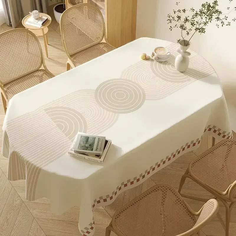 Nappe ovale toile cirée