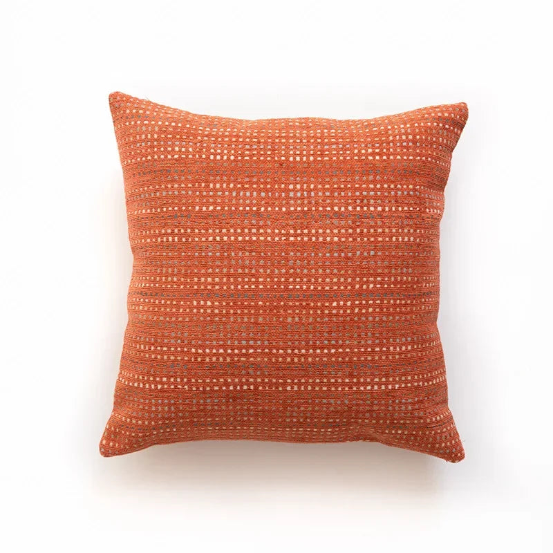 Housse de coussin orange