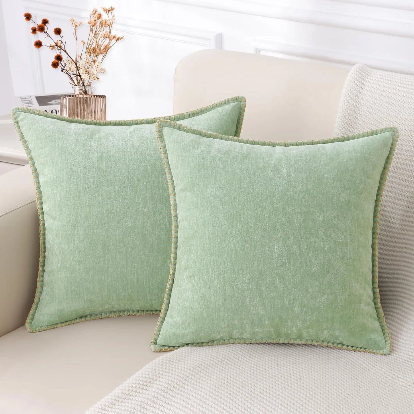 Housse de coussin 60x60 pour canapé