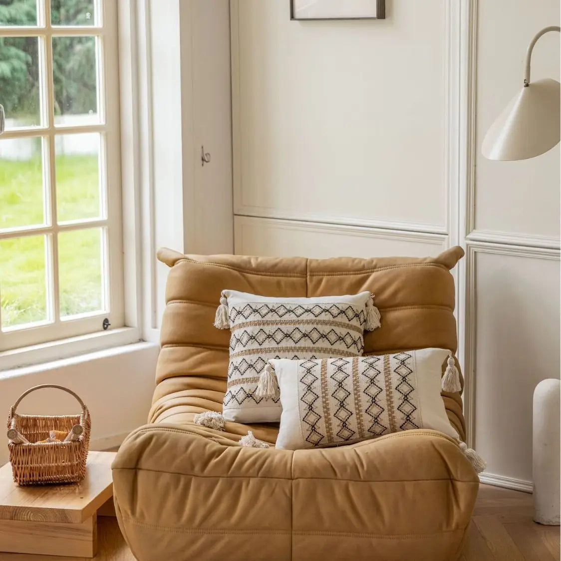 Housse de coussin canapé