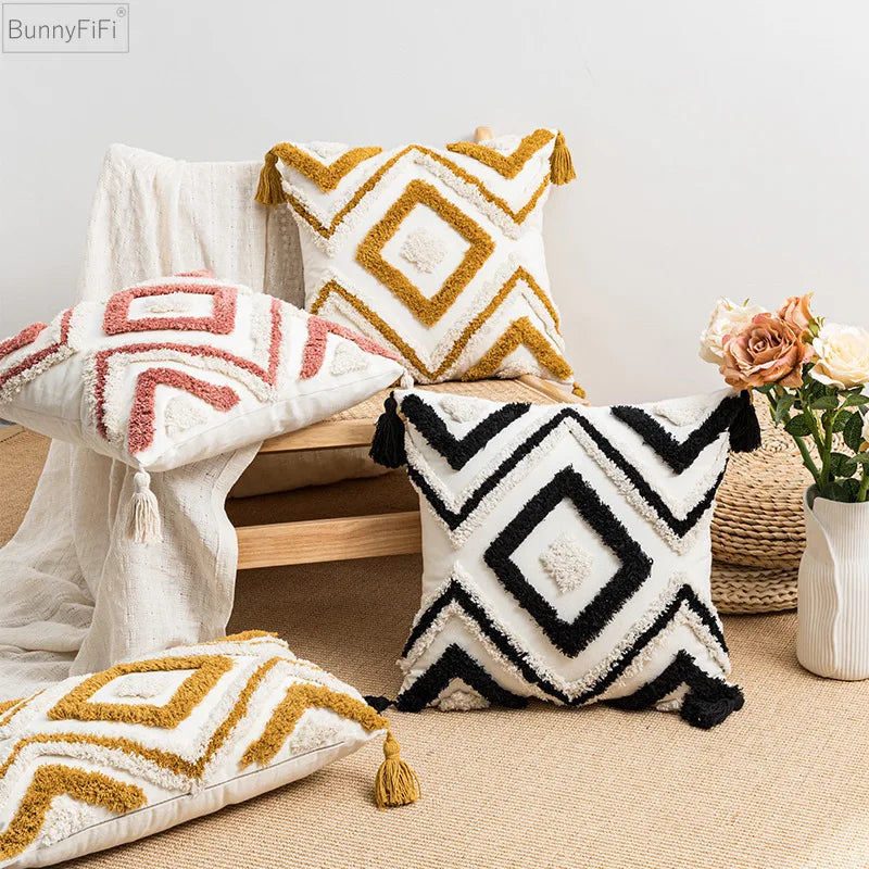 Housse de coussin boheme