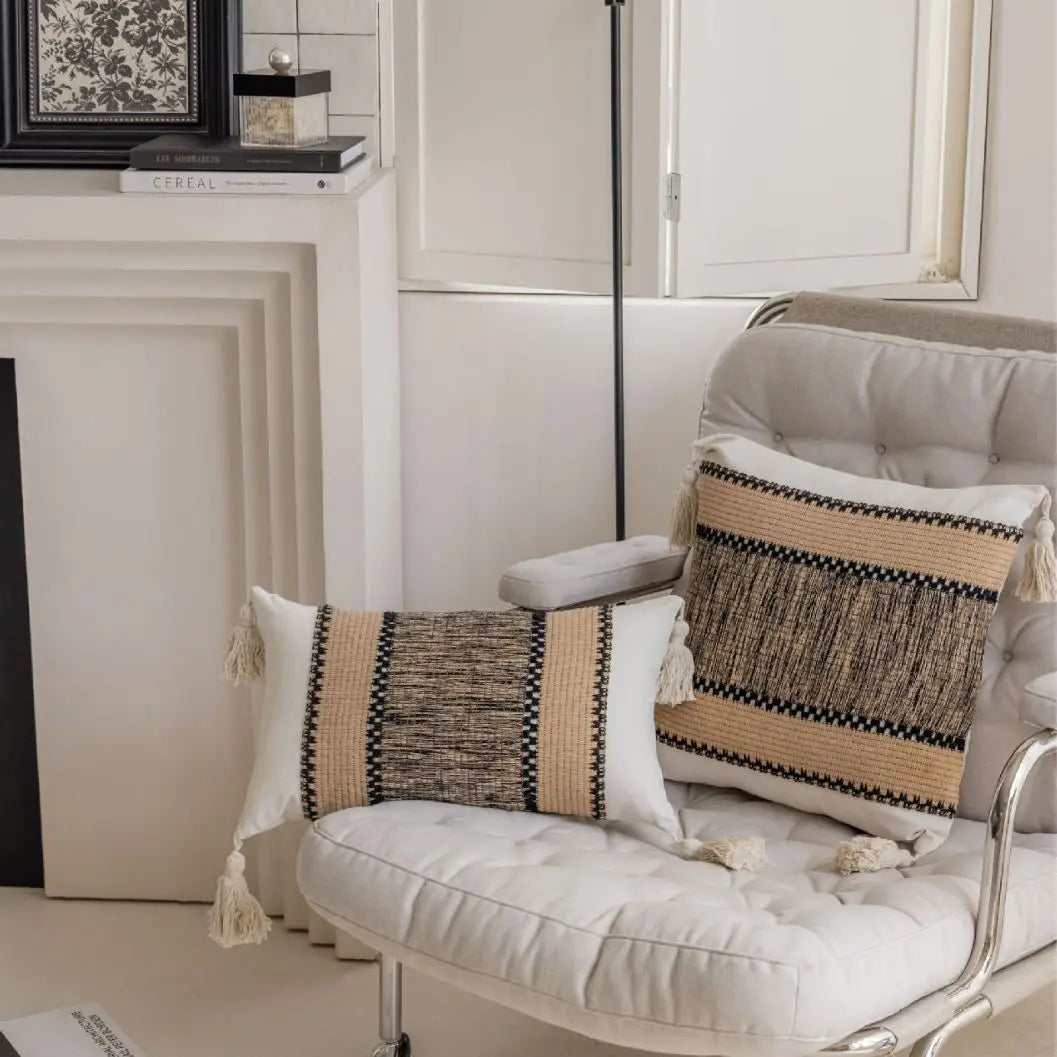 Housse de coussin canapé