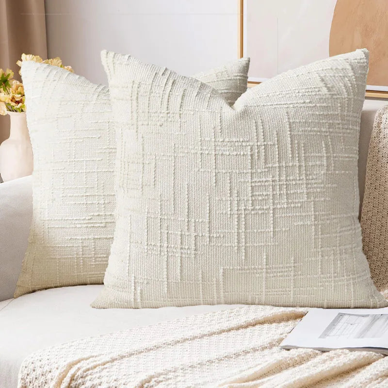 Housse de coussin terracotta