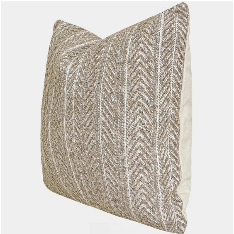 Housse de coussin gris