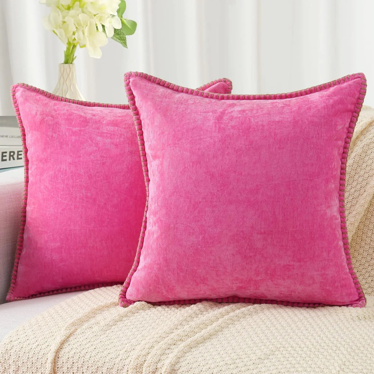 Housse de coussin 60x60 pour canapé