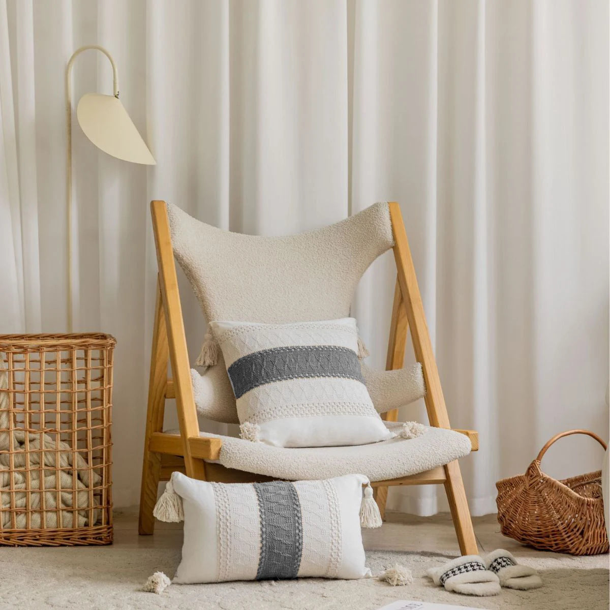 Housse de coussin rectangulaire