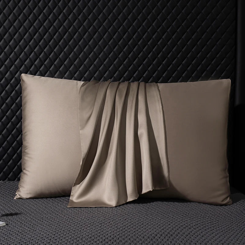 Housse de coussin soie