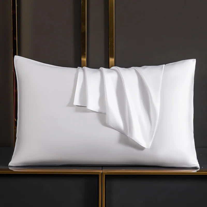 Housse de coussin soie
