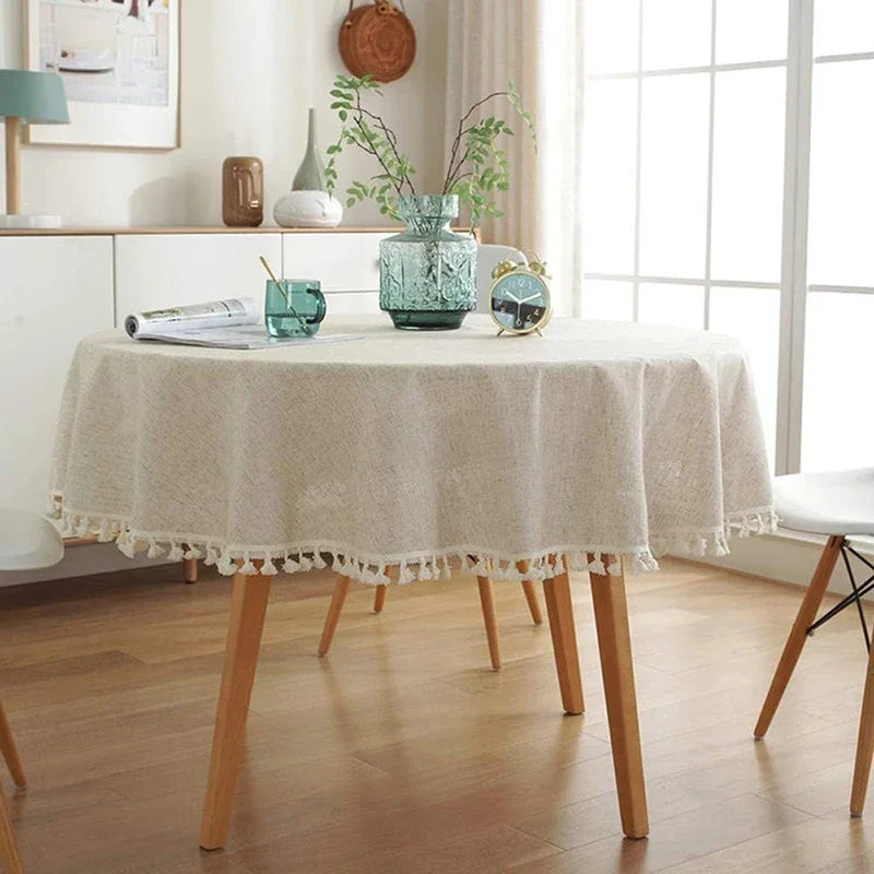 Nappe ronde coton