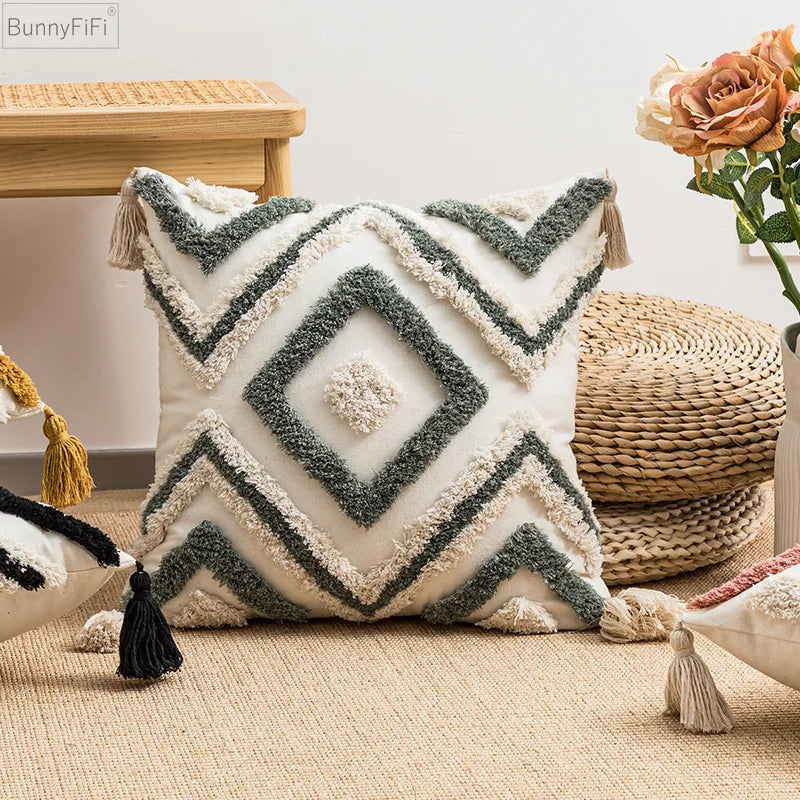 Housse de coussin boheme
