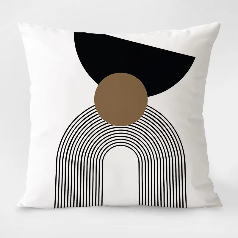 Housse de coussin blanc