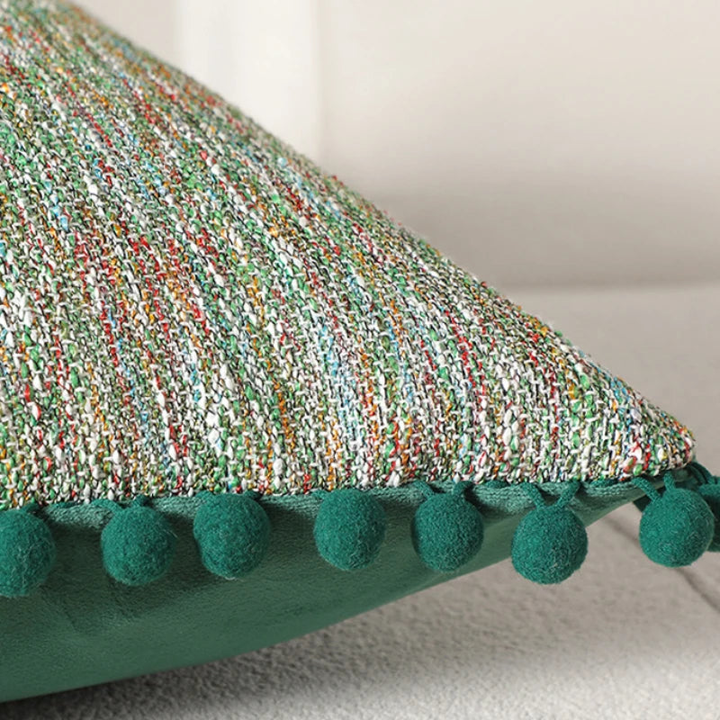 Housse de coussin crochet