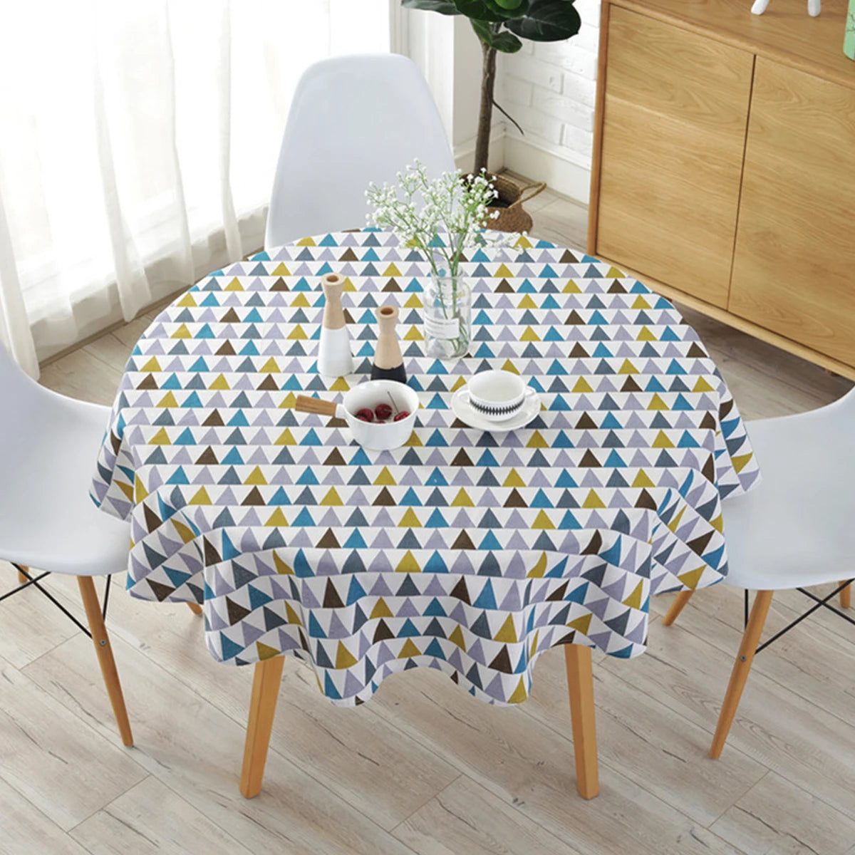 Nappe plastique ronde