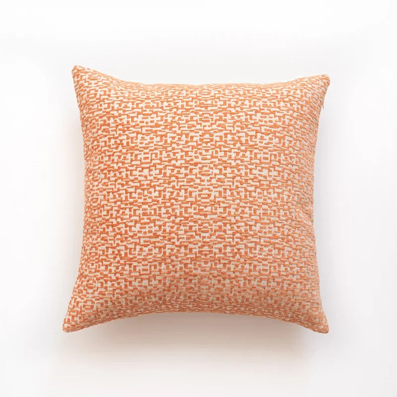 Housse de coussin orange