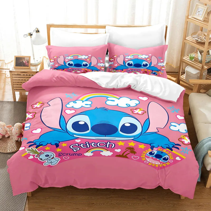 Parure de lit stitch 2 personnes