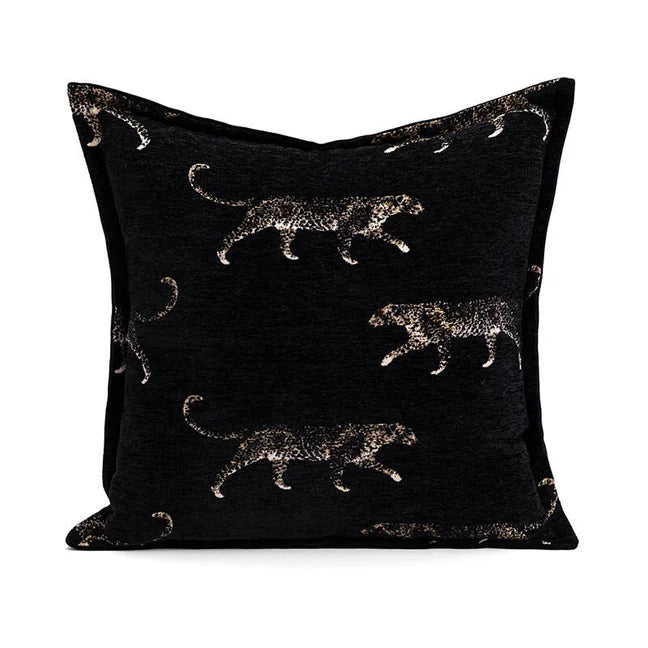 Housse de coussin kaki