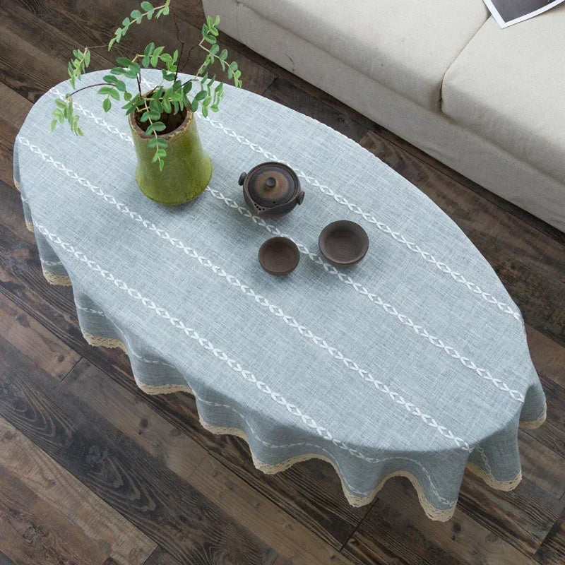 Nappe table ovale