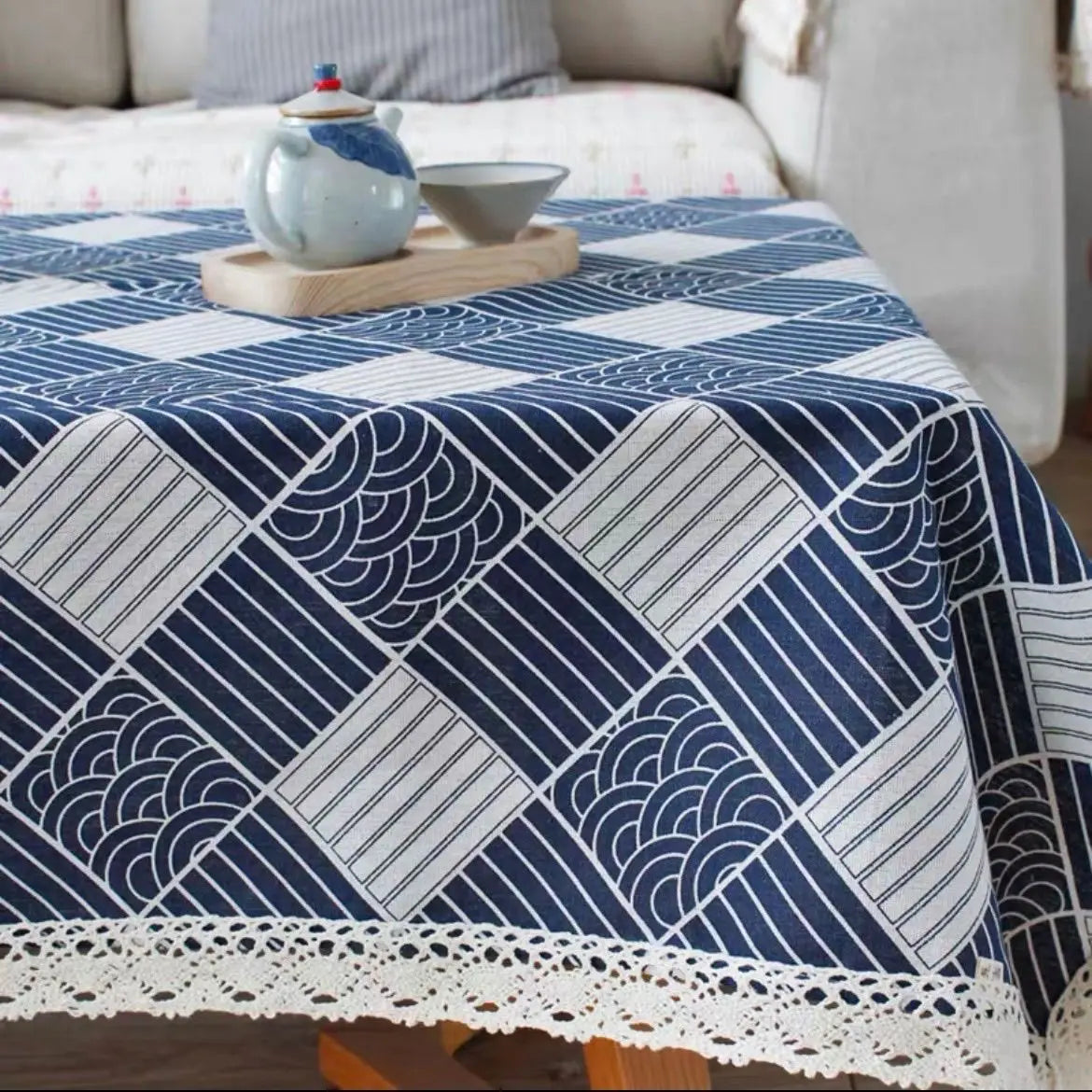 Nappe tissu rectangulaire