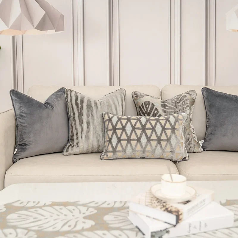 Housse de coussin velours