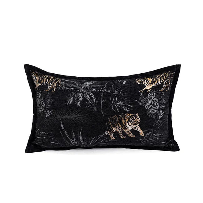 Housse de coussin kaki